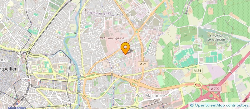 localisation de l'entreprise BIOGUILD à MONTPELLIER
