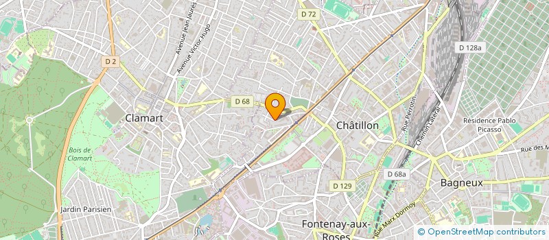 localisation de l'entreprise BIOHYS à VERRIERES-LE-BUISSON