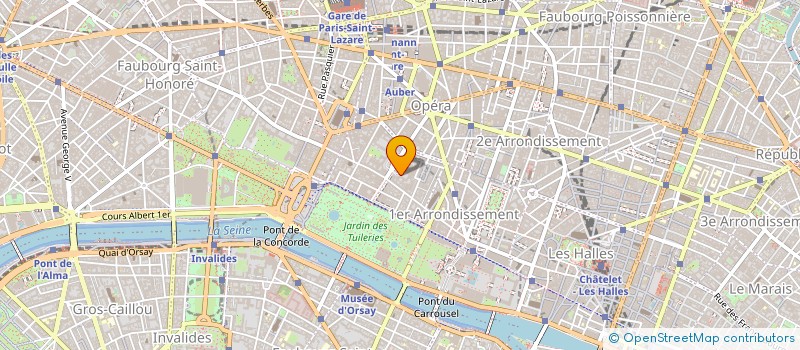 localisation de l'entreprise BIOINFINIT LABORATOIRES SARL à PARIS