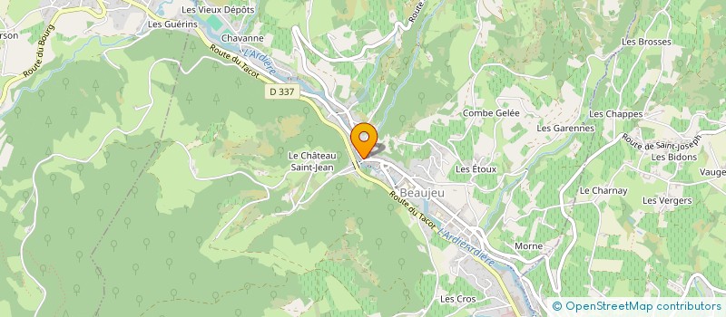 localisation de l'entreprise BIOJOLAIS à BEAUJEU