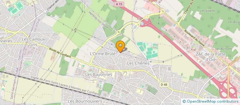 localisation de l'entreprise BIOJOUT  HERBLAY-SUR-SEINE