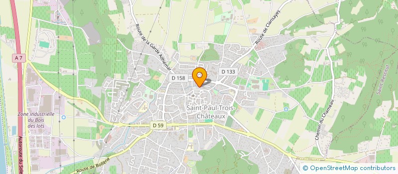 localisation de l'entreprise BIOKAM  SAINT-PAUL-TROIS-CHATEAUX