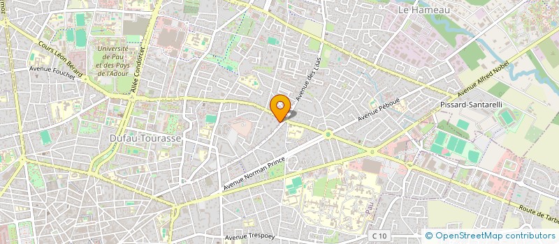 localisation de l'entreprise BIOKEMA EUROPE à PAU
