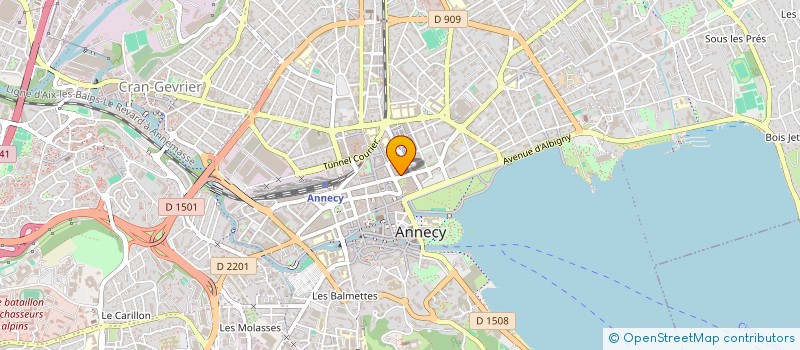 localisation de l'entreprise BIOL INVESTISSEMENTS à ANNECY