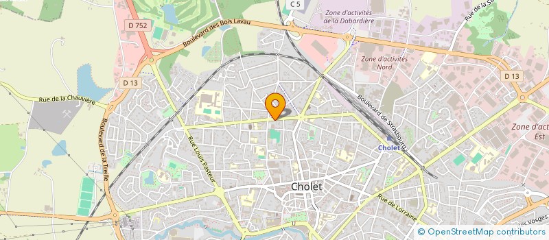 localisation de l'entreprise BIOLA à CHOLET