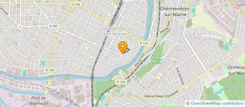 localisation de l'entreprise BIOLABS à SAINT-MAUR-DES-FOSSES