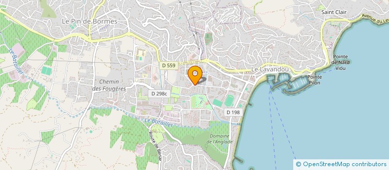 localisation de l'entreprise BIOLADIS à LE LAVANDOU