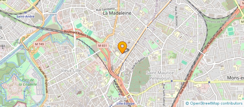 localisation de l'entreprise BIOLALLAING à LA MADELEINE