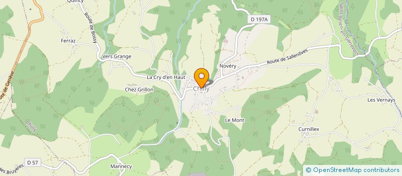 localisation de l'entreprise BIOLAY OLIVIER  CHILLY