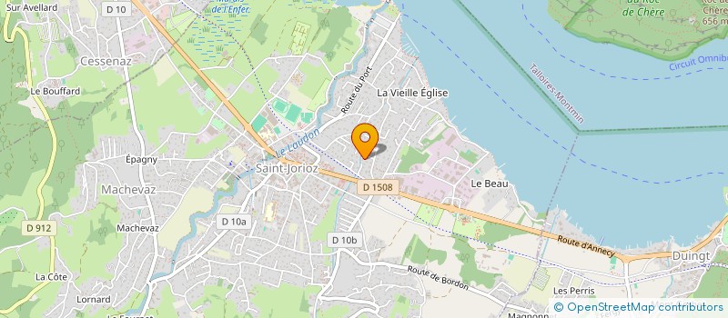 localisation de l'entreprise BIOLAZULI  SAINT-JORIOZ