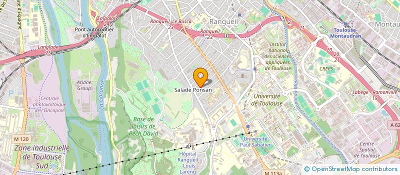 localisation de l'entreprise BIOLIB à TOULOUSE