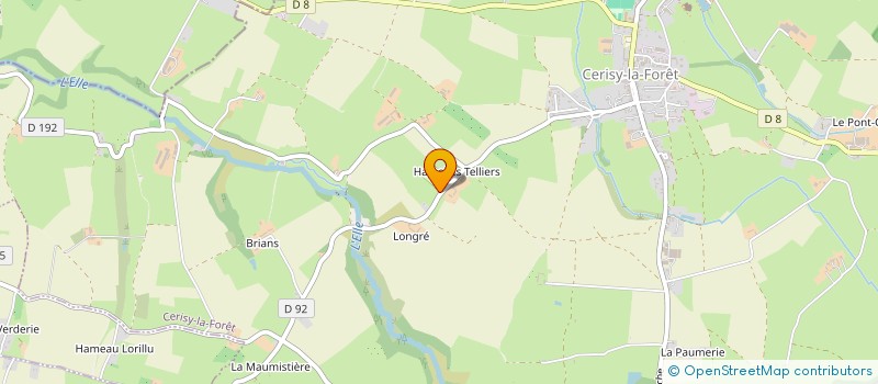 localisation de l'entreprise BIOLIDAY  CERISY-LA-FORET