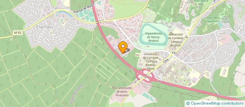 localisation de l'entreprise BIOLIE à VANDŒUVRE-LES-NANCY
