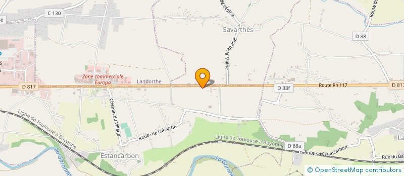 localisation de l'entreprise BIOLIEWOOD  LABARTHE INARD