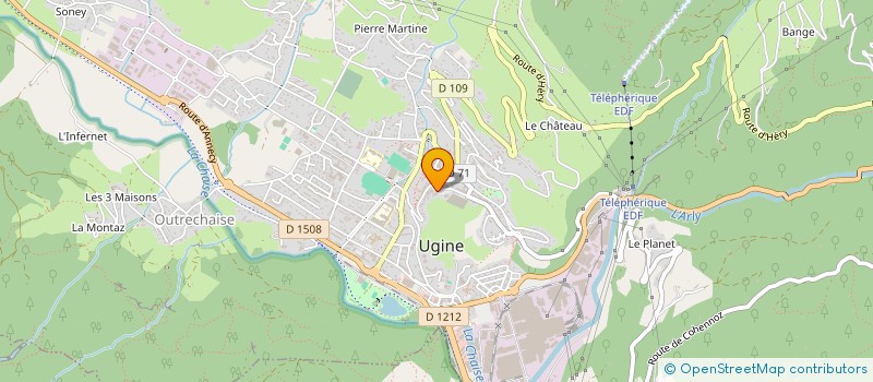 localisation de l'entreprise BIOLLAY'TIFUL  UGINE