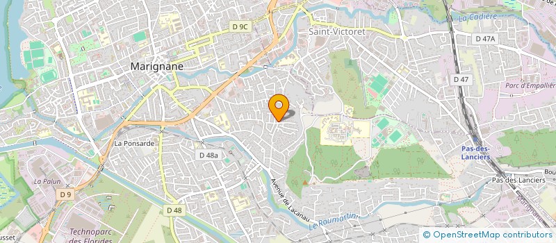 localisation de l'entreprise BIOLLEY-IMMO  MARIGNANE