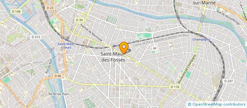 localisation de l'entreprise BIOLOGISTIC à SAINT-MAUR-DES-FOSSES