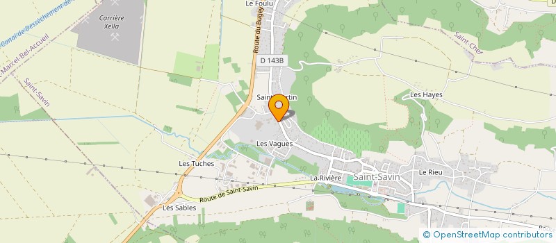 localisation de l'entreprise BIOLOZIC  SAINT-SAVIN