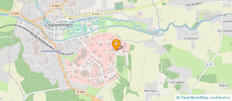 localisation de l'entreprise BIOLY à COULOMMIERS