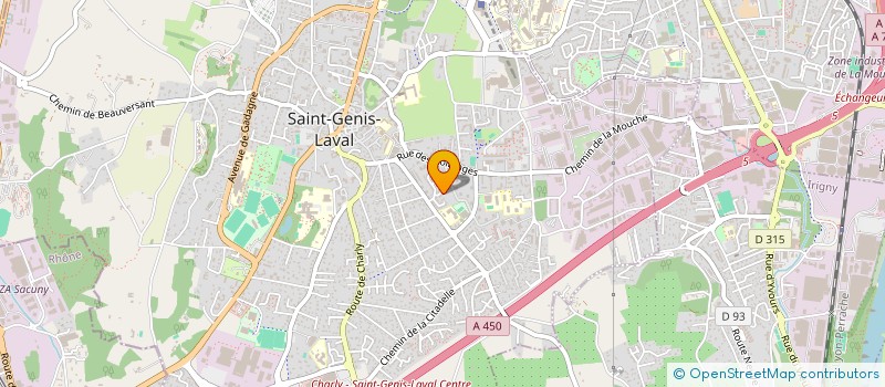 localisation de l'entreprise BIOLYNORD  SAINT-GENIS-LAVAL