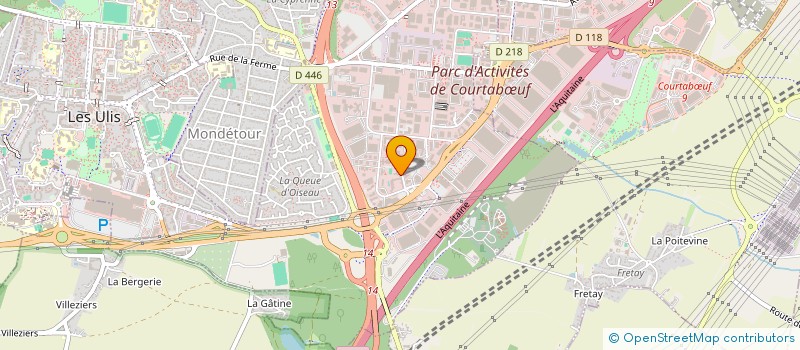 localisation de l'entreprise BIOLYNX à LES ULIS