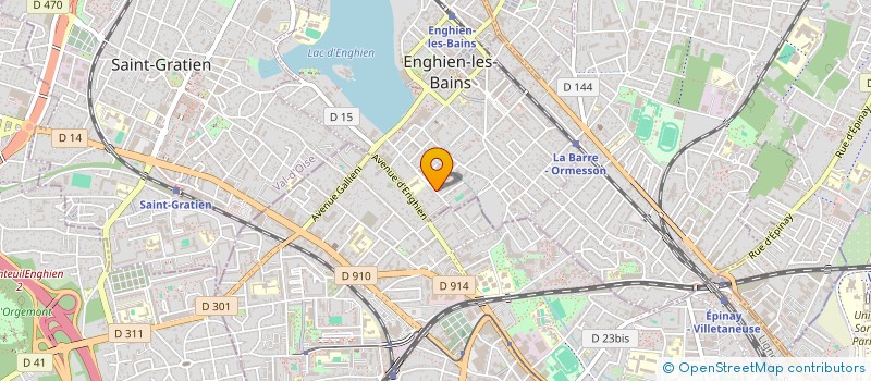 localisation de l'entreprise BIOMAGEN TECHNOLOGIES à ENGHIEN-LES-BAINS