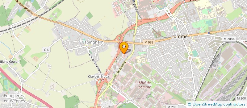 localisation de l'entreprise BIOMAISONSBOIS à LILLE