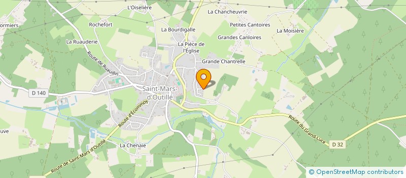 localisation de l'entreprise BIOMAM  SAINT-MARS-D'OUTILLE