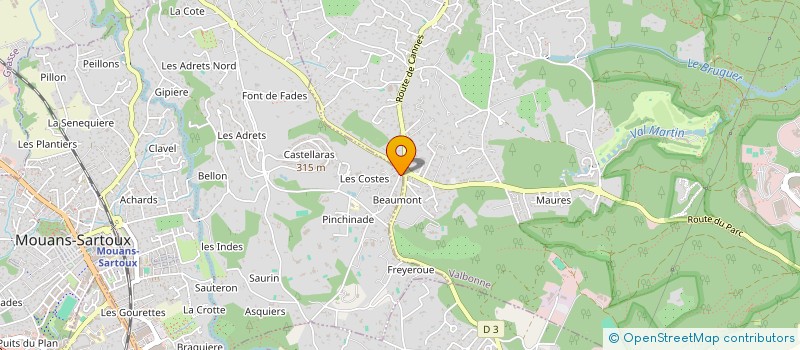 localisation de l'entreprise BIOMAN HOME CLEANER  MOUANS-SARTOUX