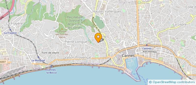 localisation de l'entreprise BIOMARINE à CANNES