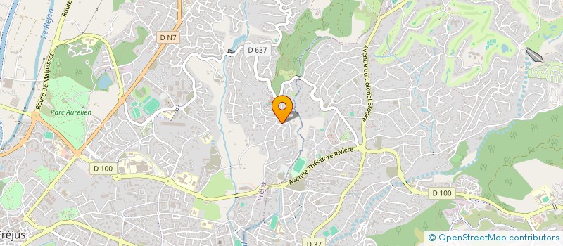 localisation de l'entreprise BIOMARINE CONCEPT SAS  FREJUS