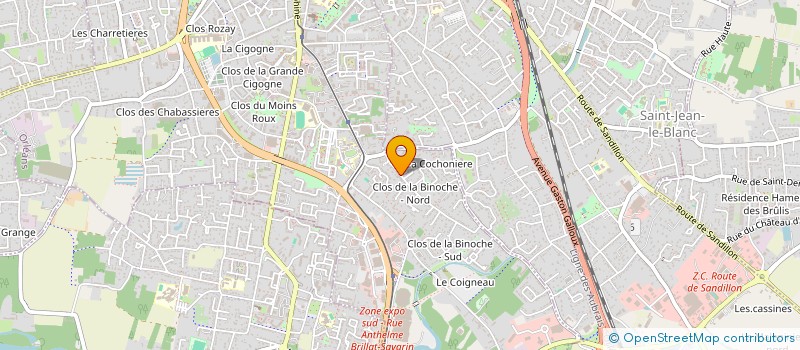 localisation de l'entreprise BIOMASS ENTREPRISES à ORLEANS