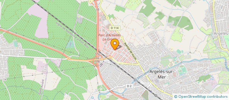 localisation de l'entreprise BIOMASSANE à ARGELES-SUR-MER