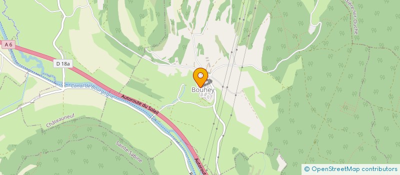 localisation de l'entreprise BIOMASSE CHAUDIERES ENERGIE 21 à MONTCEAU-ET-ECHARNANT