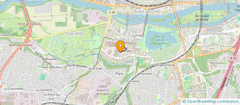localisation de l'entreprise BIOMASSE ENERGIE HERBIGNAC à TOURS