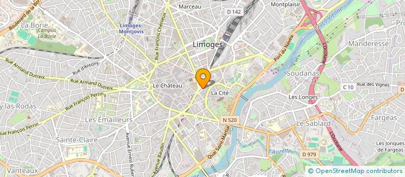 localisation de l'entreprise BIOMASSELOCA à LIMOGES