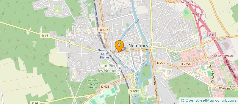 localisation de l'entreprise BIOMAT  NEMOURS