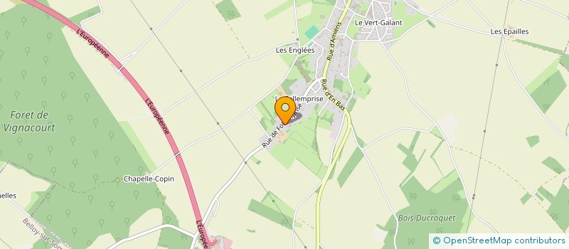 localisation de l'entreprise BIOME  VIGNACOURT