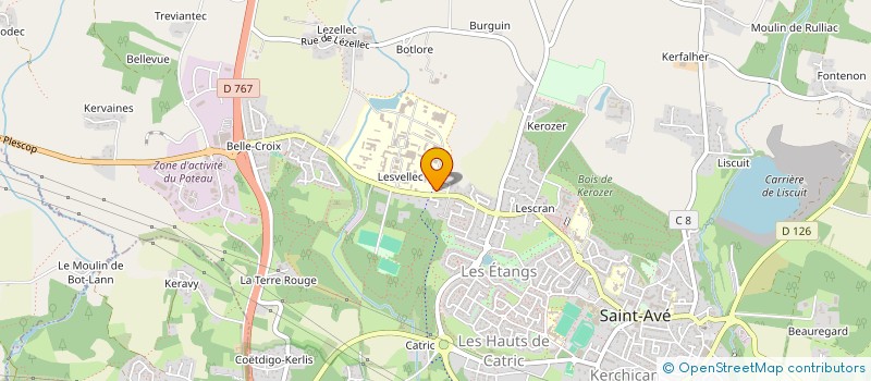 localisation de l'entreprise BIOME  SAINT-AVE