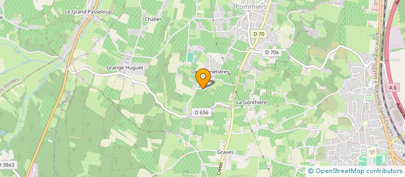 localisation de l'entreprise BIOMED CONSEILS  POMMIERS