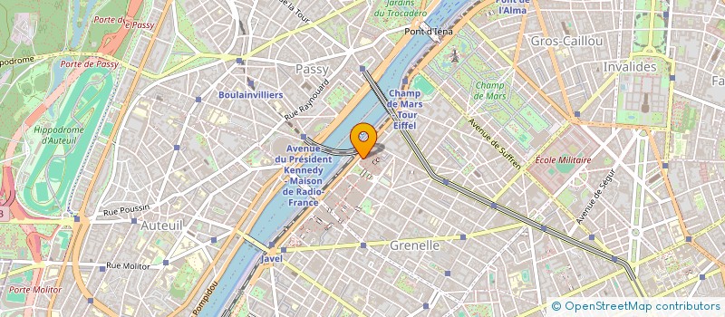 localisation de l'entreprise BIOMEDERM à NEUILLY-SUR-SEINE