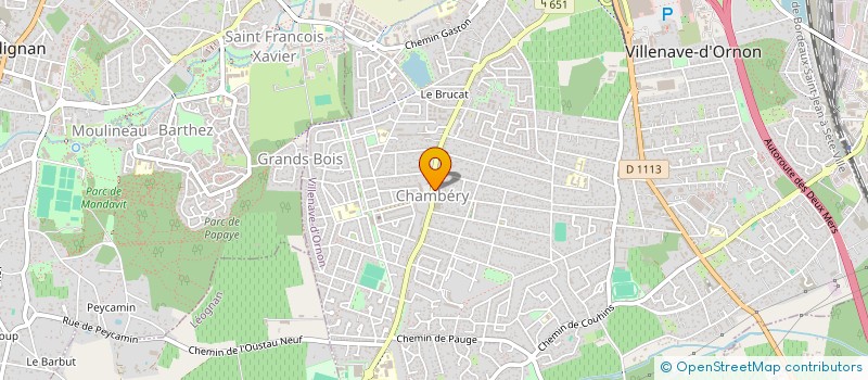 localisation de l'entreprise BIOMEN BEGLES  VILLENAVE-D'ORNON