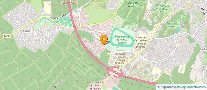 localisation de l'entreprise BIOMEWO  VANDUVRE-LES-NANCY