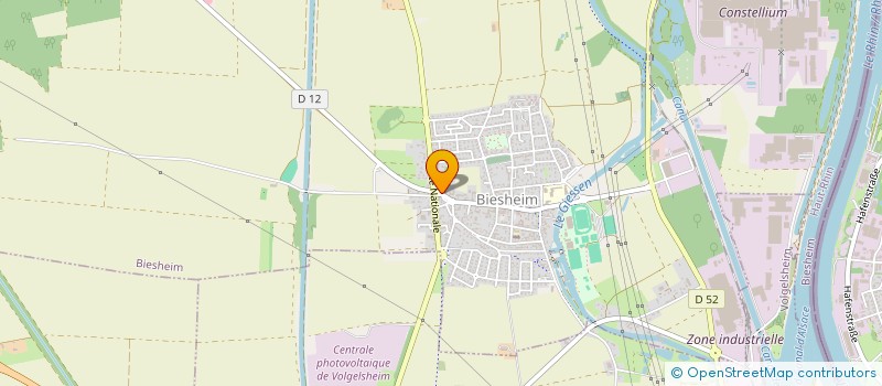localisation de l'entreprise BIOMILL FRANCE à BIESHEIM