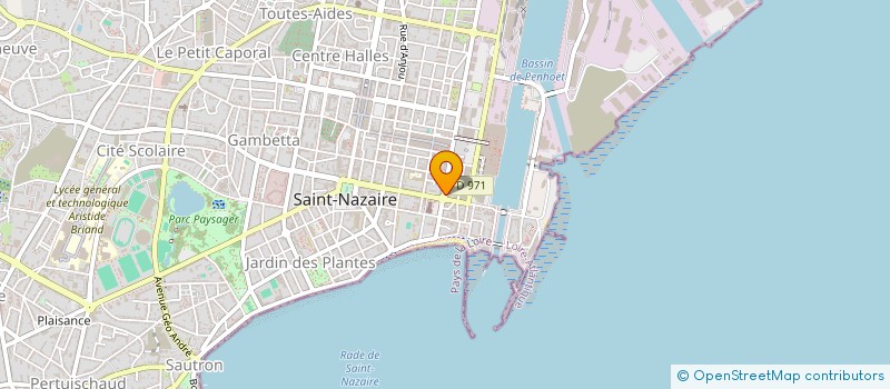 localisation de l'entreprise BIOMILLENIUM  SAINT-NAZAIRE