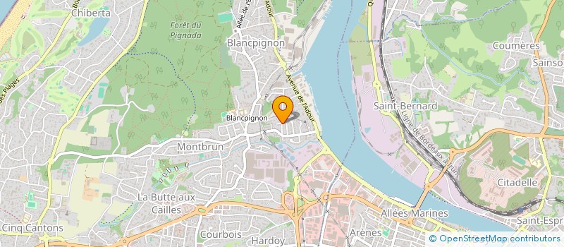 localisation de l'entreprise BIOMIM NATURE  ANGLET