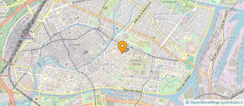 localisation de l'entreprise BIOMIRE à STRASBOURG