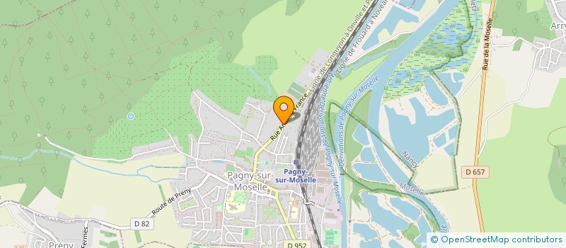 localisation de l'entreprise BIOMONITOR  PAGNY-SUR-MOSELLE