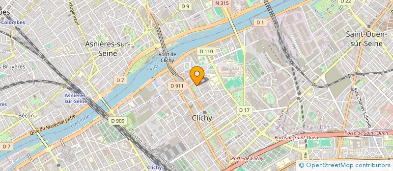 localisation de l'entreprise BIOMOP NETTOYAGE & SERVICES à CLICHY