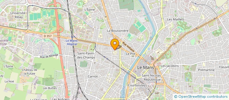 localisation de l'entreprise BION HOLDING  LE MANS